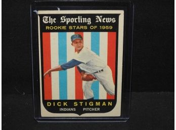 1959 Topps Dick Stigman Baseball Card