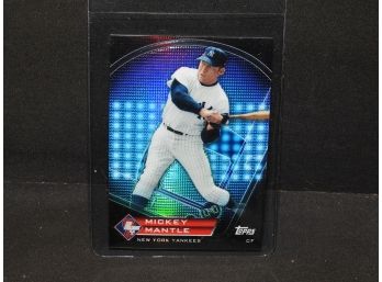 2011 Mickey Mantle Topps Refractor Baseball Card