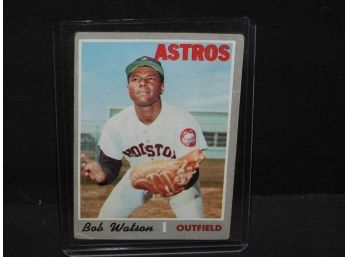 1970 Topps Bob Watson ROOKIE Baseball Card