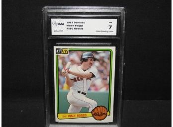 Graded Near Mint 1983 Donruss Wade Boggs ROOKIE Baseball Card