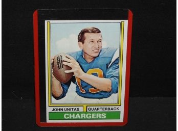 1974 Topps Johnny Unitas Football Card