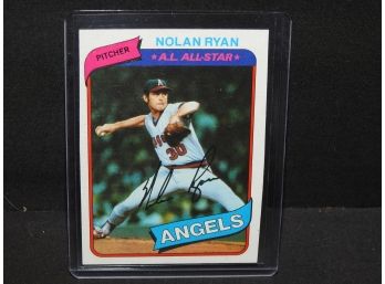 1980 Topps Nolan Ryan Baseball Card