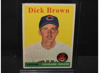 1958 Topps Dickie Brown Baseball Card