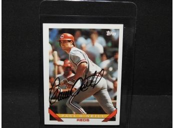 Autographed Paul Oneil 1993 Topps Baseball Card