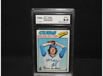 Graded NEAR MINT 1977 Topps ROOKIE Bruce Sutter Baseball Card