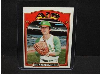 1972 Topps Rollie Fingers Baseball Card