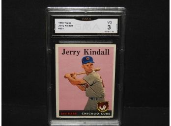 Graded VG 1958 Topps Jerry Kindall Baseball Card