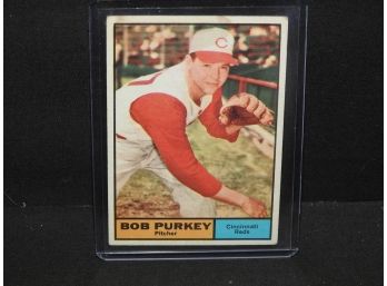 1961 Topps Bob Purkey Baseball Card