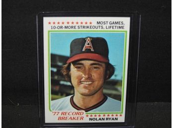 1978 Topps Nolan Ryan Baseball Card