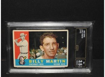 Graded VERY GOOD 1960 Topps Billy Martin Baseball Card