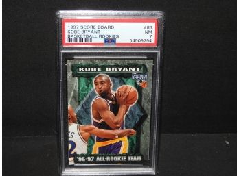 Graded NM 1997 Kobe Bryant ROOKIE Basketball Card