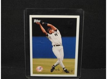 1996 Topps Derek Jeter Baseball Card