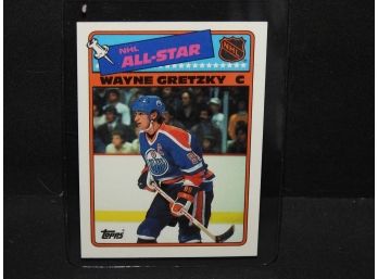 1988 Topps Wayne Gretzky Hockey Card