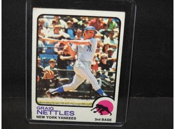 1973 Topps Craig Nettles Baseball Card