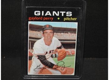 1971 Topps Gaylord Perry Baseball Card