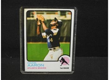 1973 Topps Hank Aaron Baseball Card