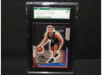 Graded MINT Upper Deck Trajon Langdon ROOKIE Basketball Card