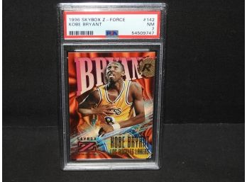 Graded NEAR MINT RARE 1996 Skybox Zforce Kobe Bryant ROOKIE CARD