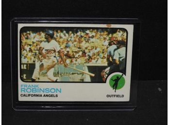 1973 Topps Frank Robinson Baseball Card