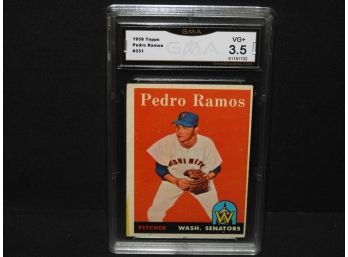 Graded VG 1968 Topps Pedro Ramos Baseball Card