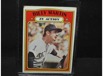 Topps Billy Martin Baseball Card