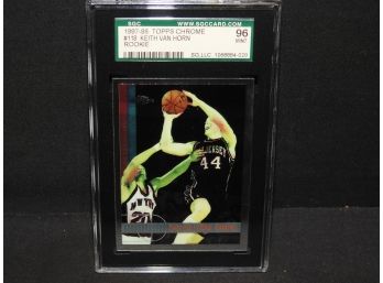 Graded MINT Topps Chrome Keith Van Horn ROOKIE Basketball Card