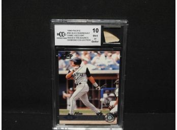 Graded GEM MINT 10 Alex Rodriguez Bat Relic Baseball Card