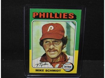 1975 Topps Mike Schmidt Baseball Card