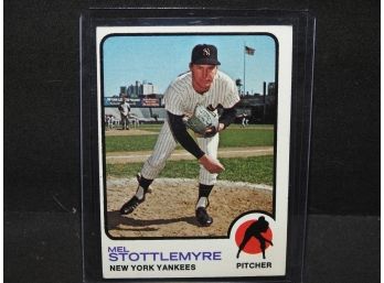 1973 Topps Mel Stottlemyer Baseball Card