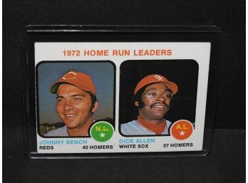 1973 Topp Johnny Bench Baseball Card