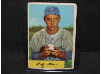 1954 Bowman Billy Loes Baseball Card