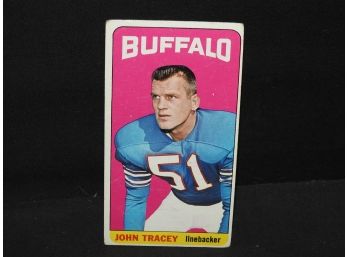 1965 Tall Boy Topps John Tracey Football Card