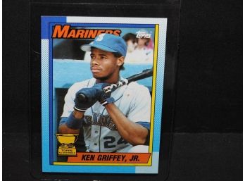 1990 Topps Ken Griffey Jr Rookie Of The Year Baseball Card