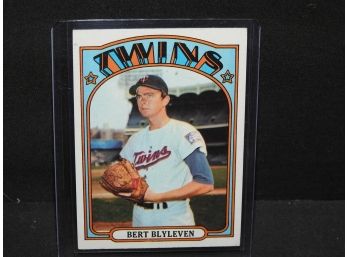 1972 Topps Bert Blyleven Baseball Card