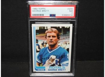 Graded NEAR MINT 1982 Topps George Brett Baseball Card