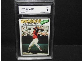 Graded Near MINT 1977 Topps Jim Palmer Baseball Card