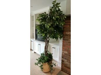 Large 6 1/2 Ft Realistic Looking Tree With Ceramic Pot