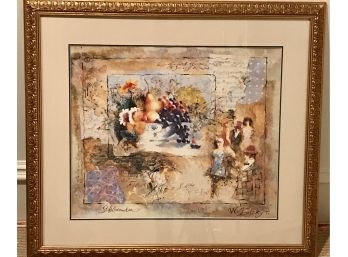 MELODY OF THE NIGHT Plate Signed Lithograph