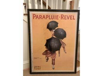 Very Large 4 1/2 Tall Z GALLERIE PARAPLUIE REVEL CAPPIELLO Custom Framed Print