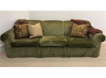 Custom Chenille Upholstered Sofa