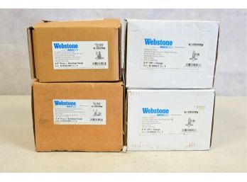 Four Webstone 3/4 Valves Lot 2