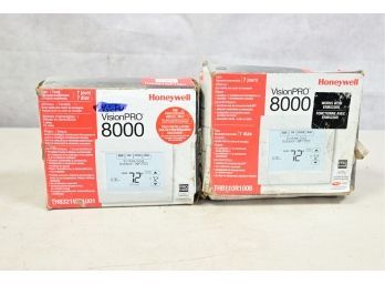 Two Honeywell Vision Pro 8000 Model TH8321WF1001 And TH811OR1008