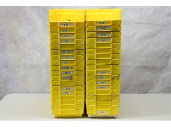 Plastic Shelf Bins/Organizers Lot 7