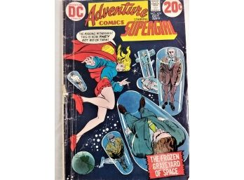 20 Cent DC Comics Adventure Comics  1972 Starring Supergirl Comic Book  #424