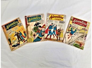 12 Cent DC Comics 1962 & 1963 Adventure Comic Books #299, 304, 308, 309