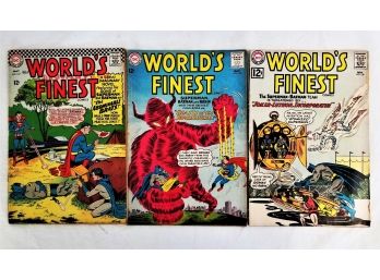 12 Cent DC Comics 1960's World's Finest # 129, 133, 157