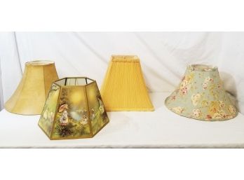 Four Elegant Lamp Shades