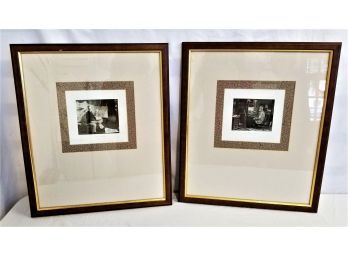 Two Framed Antique Prints By Painters Abraham Archibald Anderson & Artist Louis Victor