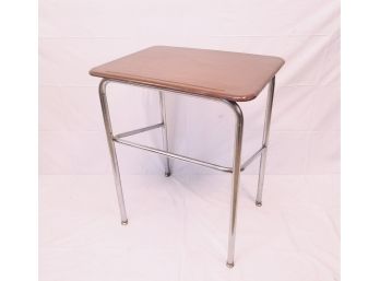 Vintage Metal & Wood Student School Desk