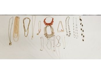 Sixteen Ladies Opera Length, Bib & Collar Statement Necklaces